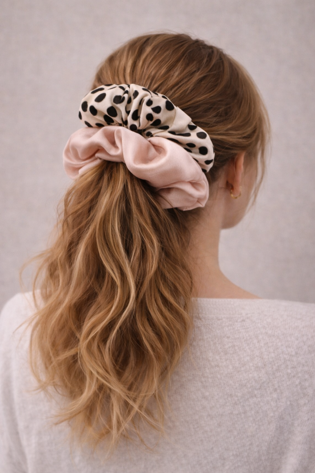 LULUMI Everyday Satin Hair Scrunchies | Set of 2